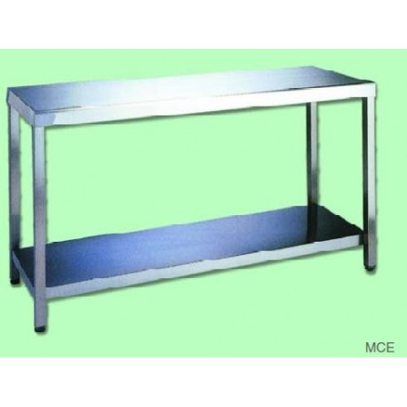 Mesa Central en acero inoxidable