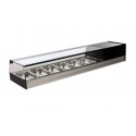 Vitrina frigorífica de Cubetas Cristal Recto