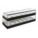 Vitrina refrigerada doble altura